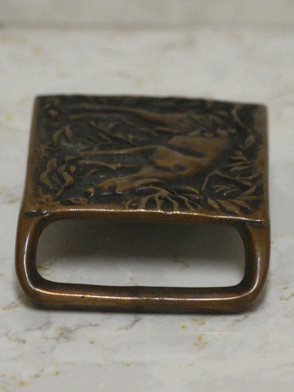 Tech Ether Guild Belt Buckle Whitetail Buck Deer